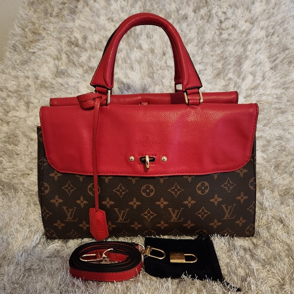 Louis Vuitton Venus Handbag Monogram Canvas and Leather Cerise